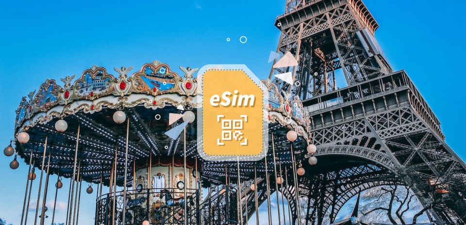 France/Europe: Esim Mobile Data Plan - Detailed Description