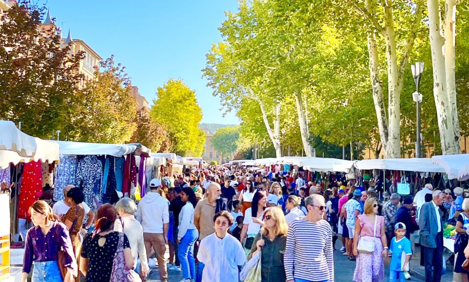 From Avignon: Day Trip to Aix En Provence Market & Luberon - Activity Highlights