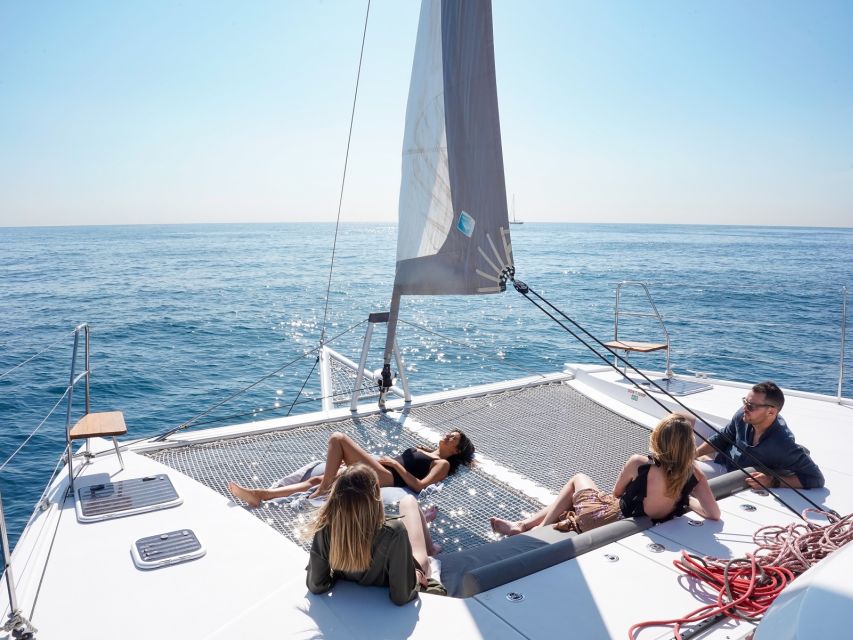 From Barcelona: Catamaran Tour & Winery Visit With Tasting - Full Description