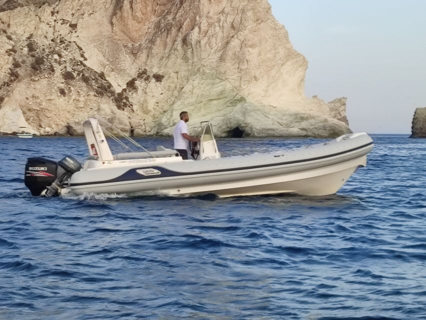 From Fira and Oia: Santorini Caldera Cruise by Private RIB - Customer Reviews