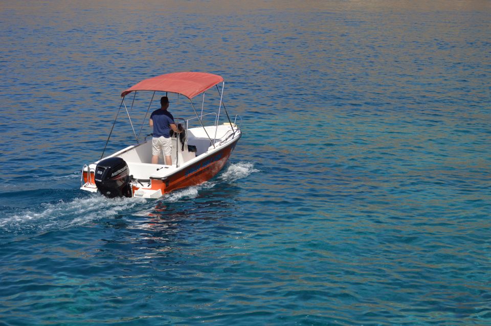 From Hora Sfakion: Private Boat Rental for Day Cruising - Inclusions and Restrictions
