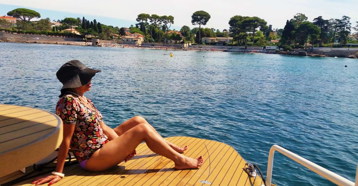 From Juan Les Pins: Private French Riviera Solar Boat Cruise - Experience Highlights