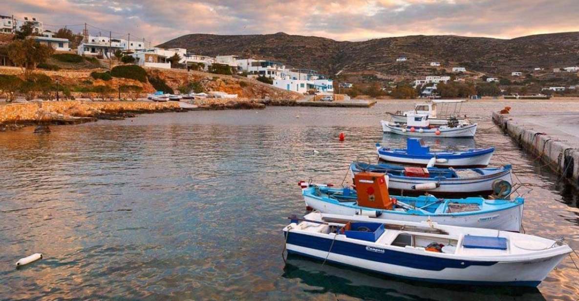 From Naxos: Private Donoussa Island Boat Tour With Snacks - Language and Pickup Information