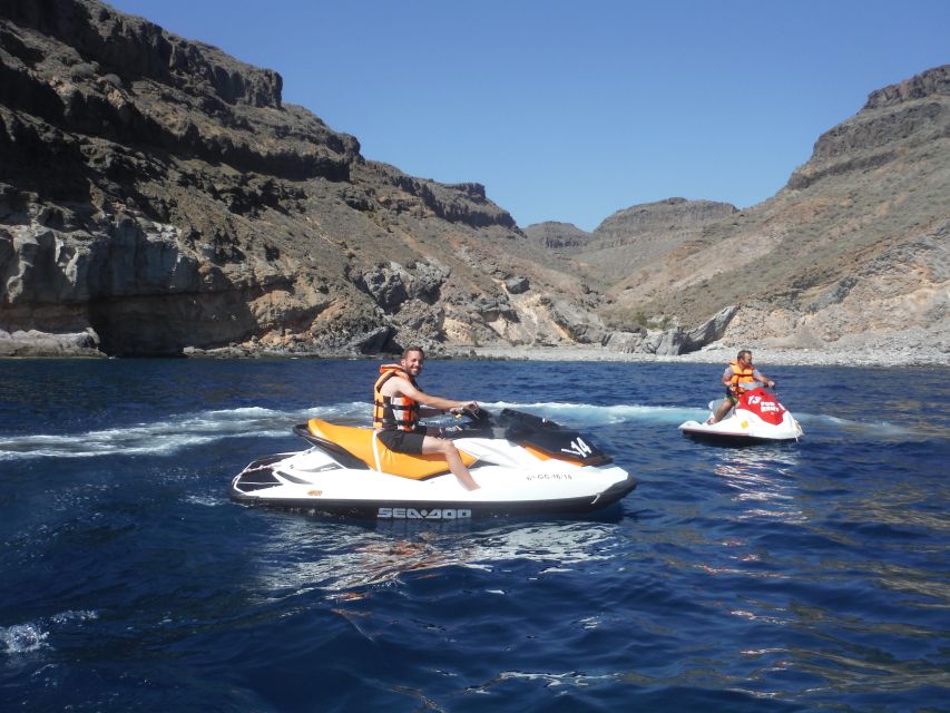From Playa Del Inglés: Guided Jet Ski Tour & Hotel Transfers - Pickup and Transfers