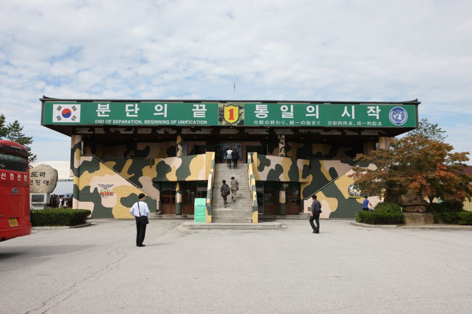 From Seoul: Guided Trip to DMZ, Camp Greaves or 3rd Tunnel - Pickup Options and Group Size