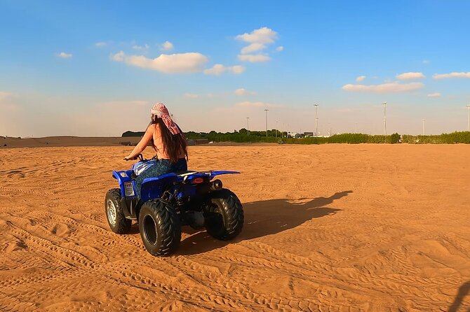 Full Day Lahbab Desert Optional Quad Biking With Buffet Dinner - Tour Duration and Inclusions