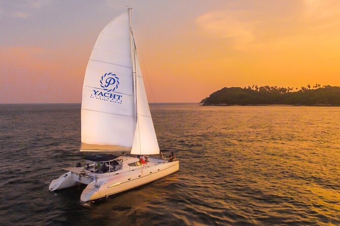 Fullday Sunset Cruise By Luxury Catamaran, Music and Snorkelling - Sunset Dinner at Promthep Cape