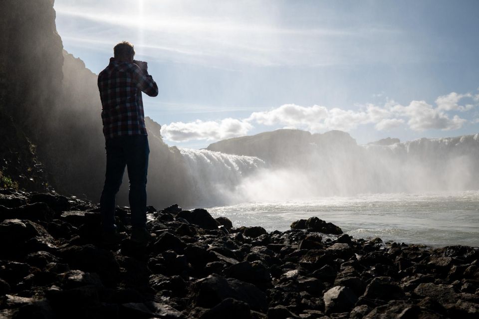 Goðafoss Waterfall & Geothermal Baths From Akureyri Port - Highlights