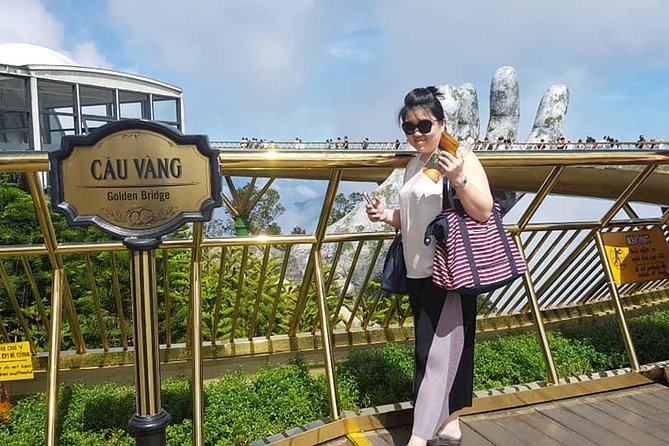 GOLDEN BRIDGE & BA NA HILL in Early Moring to Avoid Crowds From DA NANG or HOIAN - Cable Car Experience