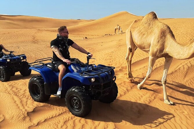 Guided Jeep Safari Adventure With Dinner & Show in Dubai - Pickup and Languages