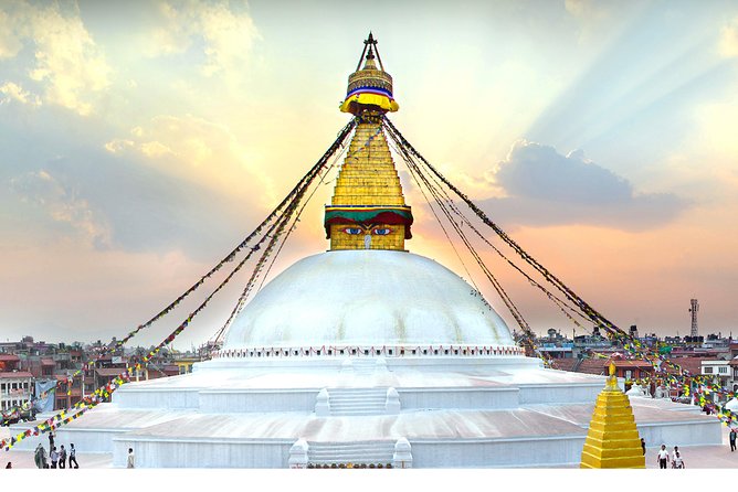 Half Day Kapan (Phulbari) Monastery With Boudhanath Stupa Sightseeing Tour - Stupa Visit Details