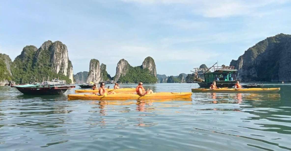 Halong Bay 6 Hours Deluxe Cruise Trip, Lunch, Kayaking, Swim - Itinerary and Activities