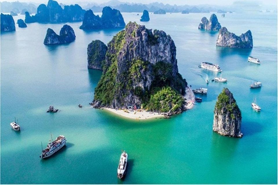 Halong Bay Full Day Tour 6 Hour Cruise Buffet Lunch - Full Description