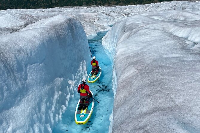 Helicopter and Glacier Paddle Boarding -PRIVATE - Inclusions and Equipment