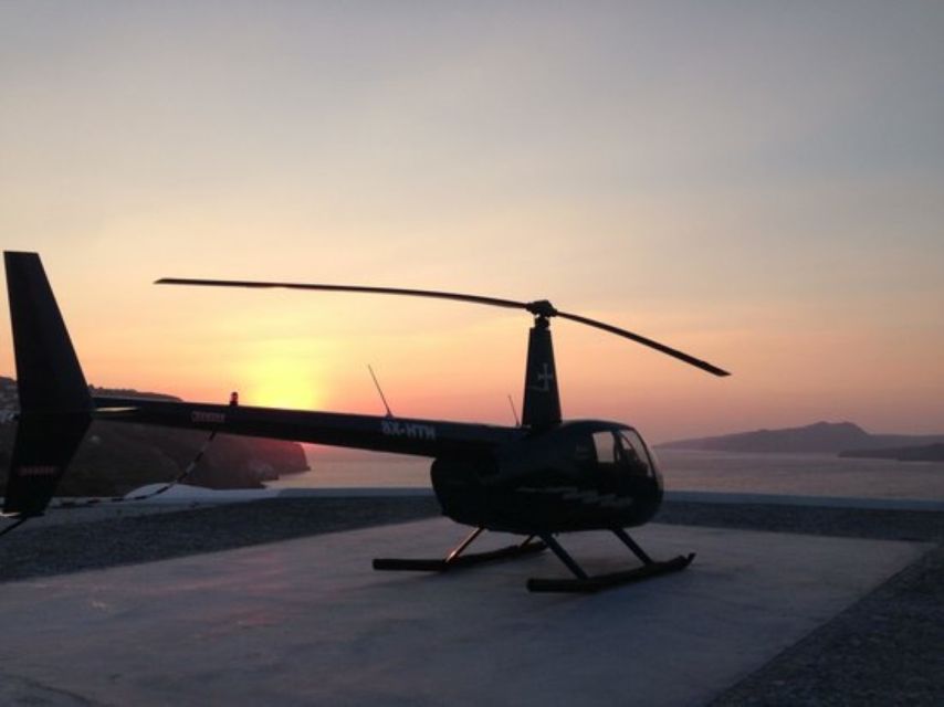 Helicopter Transfer Between Mykonos & Santorini - Description of Helicopter Transfer Service