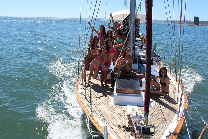 Hen Party in Lisbon on a Vintage Sailboat - Scenic Tagus River Cruise