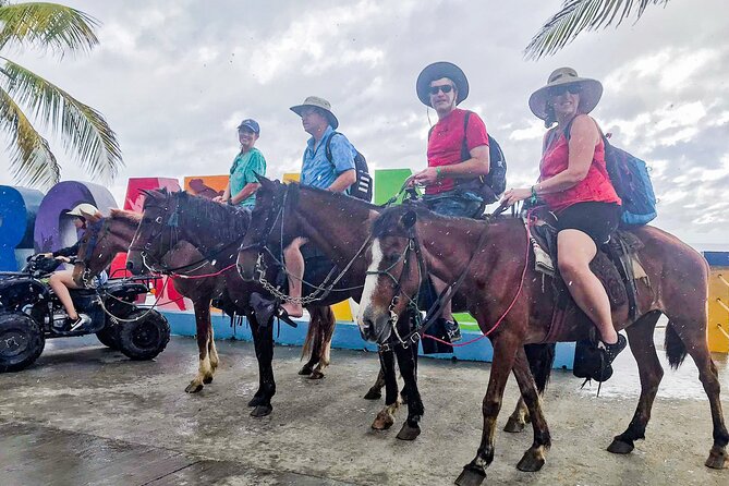 Horseback Riding Trail Tour, Roatan Letters and Ocean in Flowers Bay - Tour Duration and Inclusions