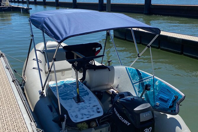 Hydrofoil and Surfing on the Rhine Behind a Motorboat - Logistics