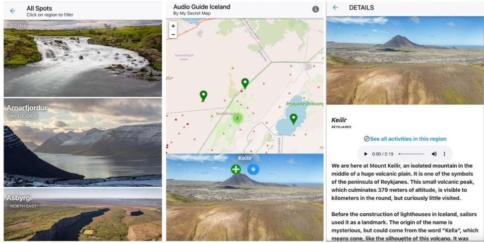 Iceland: Audioguide, Interactive Map 15 Spots - Coastal Marvels