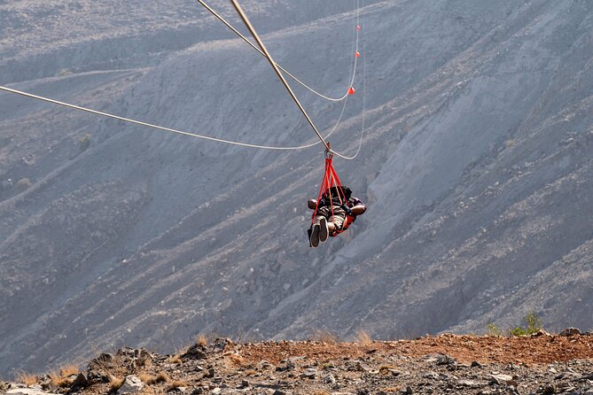 Jebel Jais World'S Longest Zipline From Dubai With Transfer - Zipline Experience Overview