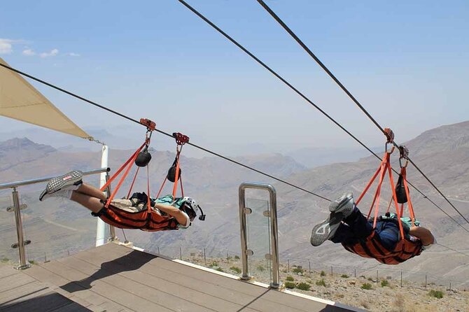 Jebel Jais Zipline Activity From Dubai - Inclusions