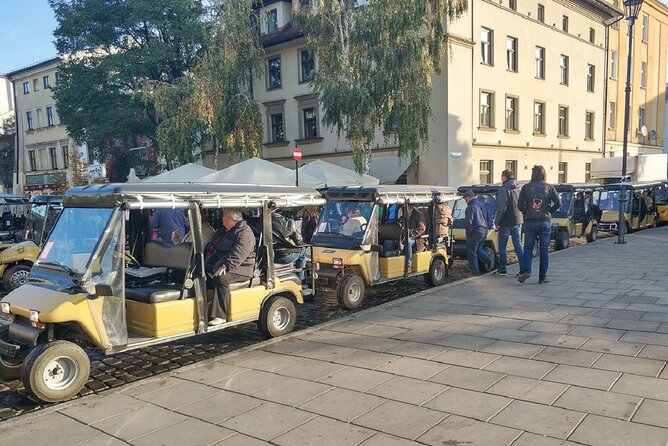 Jewish Heritage Group Tour by Golf Cart With Audio Guide in Krakow - Itinerary Overview