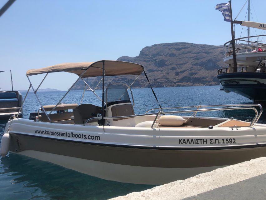 Karolos Rental Boats Santorini - Thirassia Island Exploration