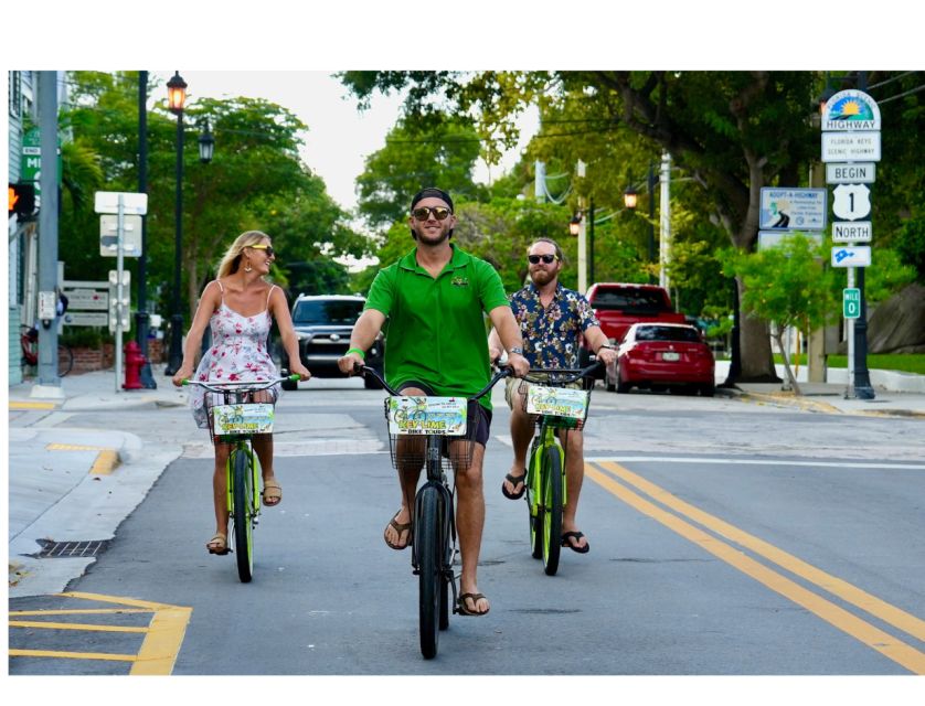 Key West: Guided Bicycle Tour With Key Lime Pie - Tour Highlights