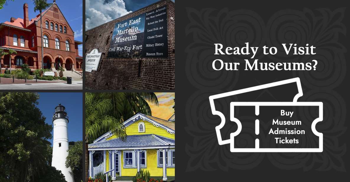 Key West: Museum Culture Pass For 4 Great Museums - Booking and Visit Reservation