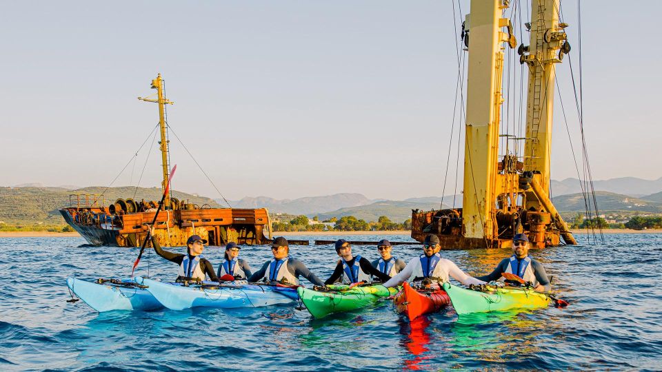 Kissamos: Morning Kayak Tour to Shipwreck & Exclusive Beach - Included Gear and Equipment