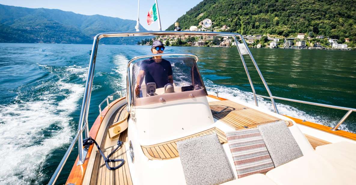 Lake Como: Villas & Gardens SpeedBoat Private Tour - Itinerary