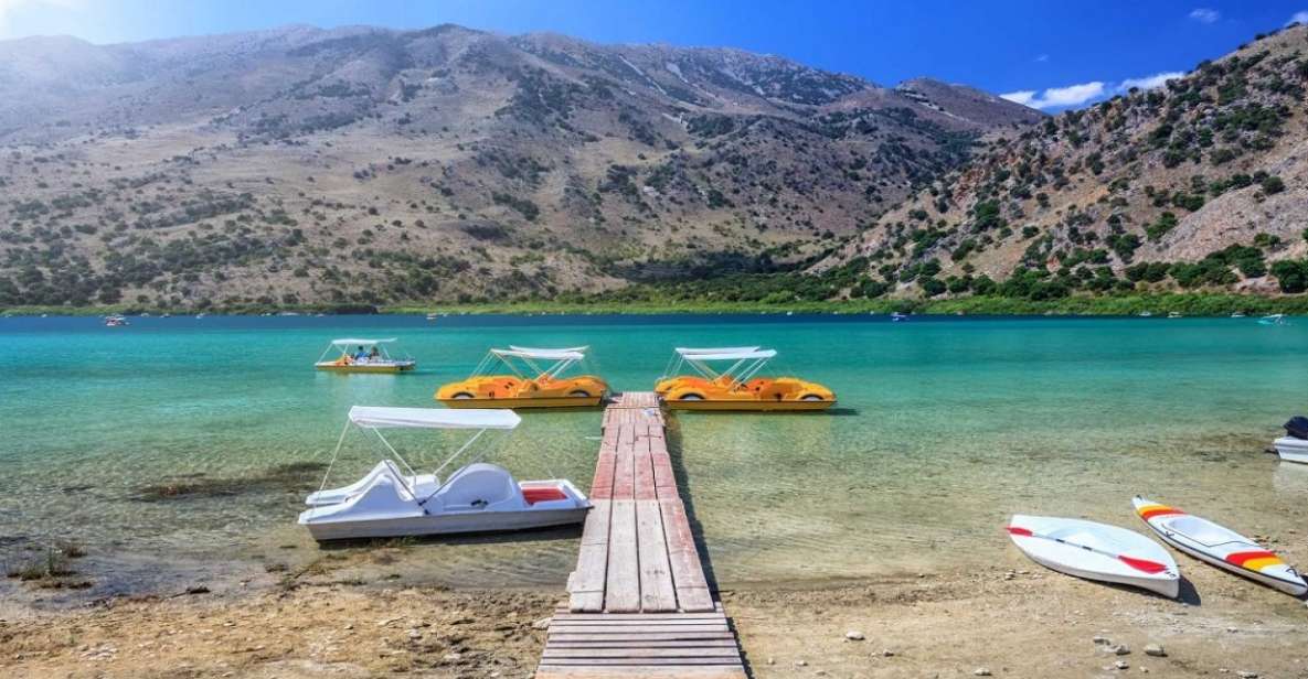 Lake Kournas: Pedal Boat Rental With Transfer - Highlights of the Experience