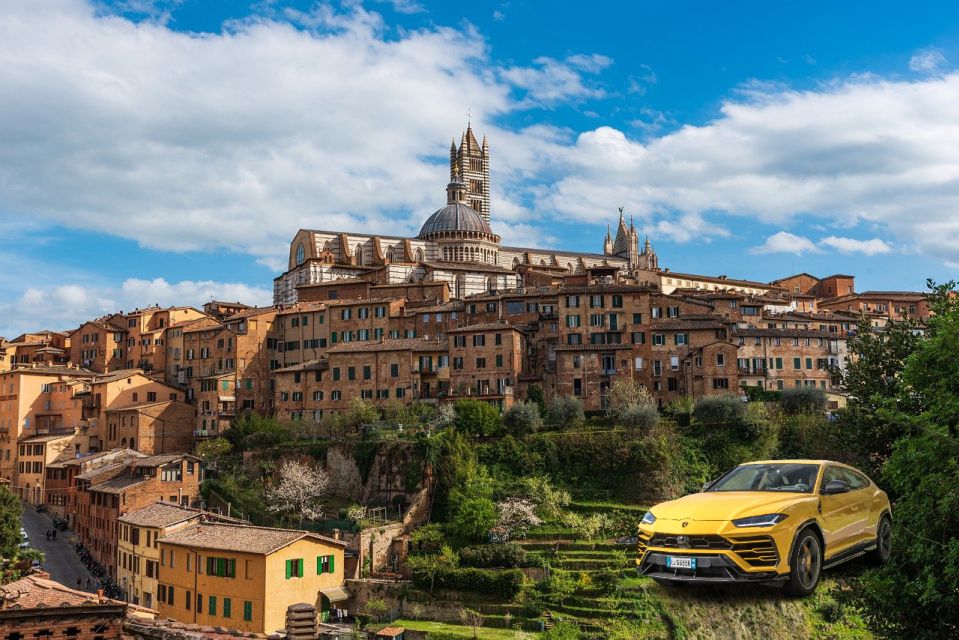 Lamborghini Tour: Siena and San Gimignano Tour From Florence - Tour Description