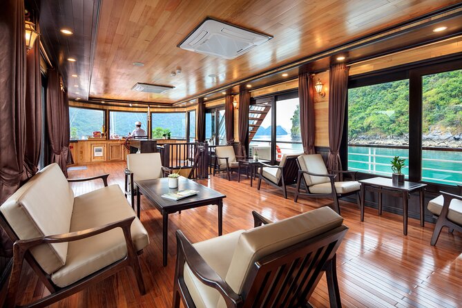 Lan Ha Bay Full-Day Cruise From Cat Ba Town - Serenity Cruises - Boat Features and Scenic Views