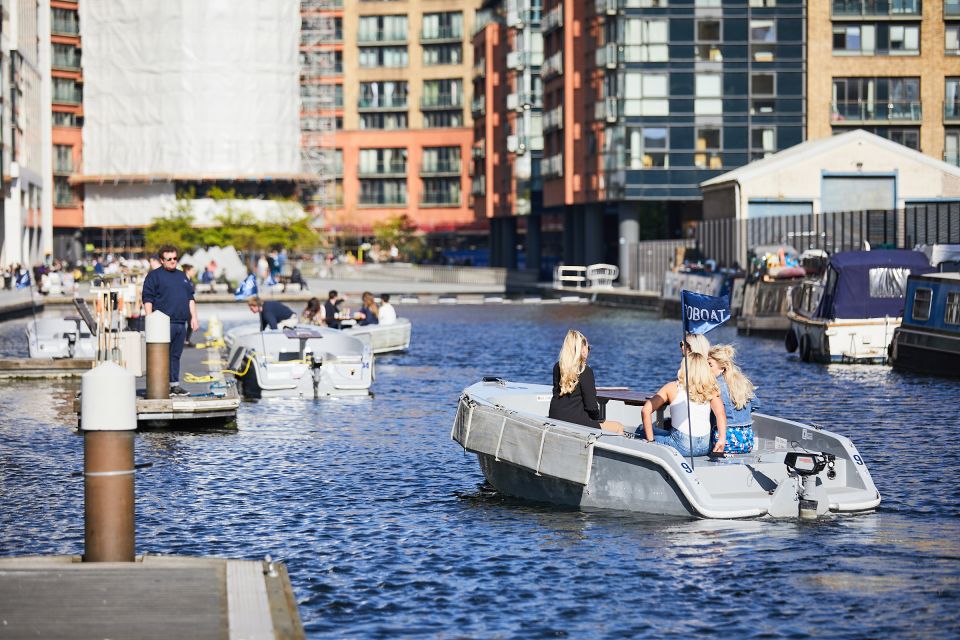 London: GoBoat Rental for Regents Canal & Paddington Basin - Features and Inclusions