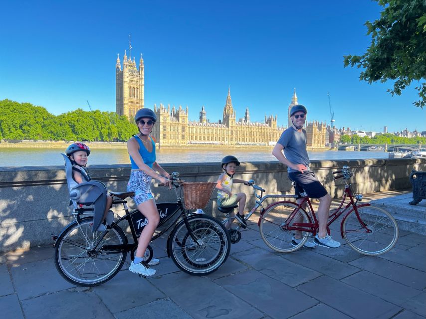 London: Private Family Guided Bike Tour With Childseats - Booking Information