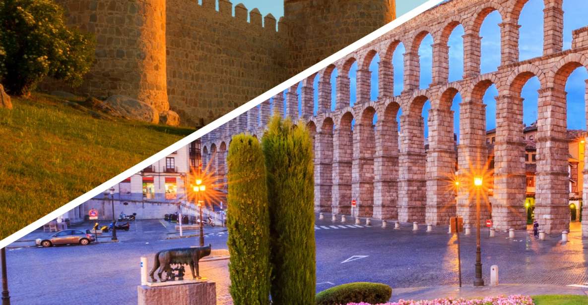 Madrid: Avila With Walls and Segovia With Alcazar - Itinerary Overview