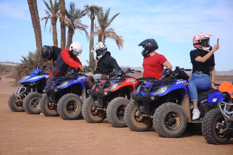 Marrakech: Quad Bike Adventure in the Palm Grove and Jbilat - Inclusions