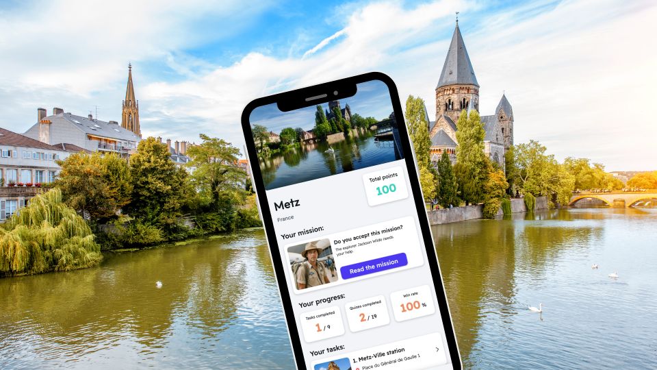 Metz: City Exploration Game and Tour on Your Phone - Language Options and Target Audience