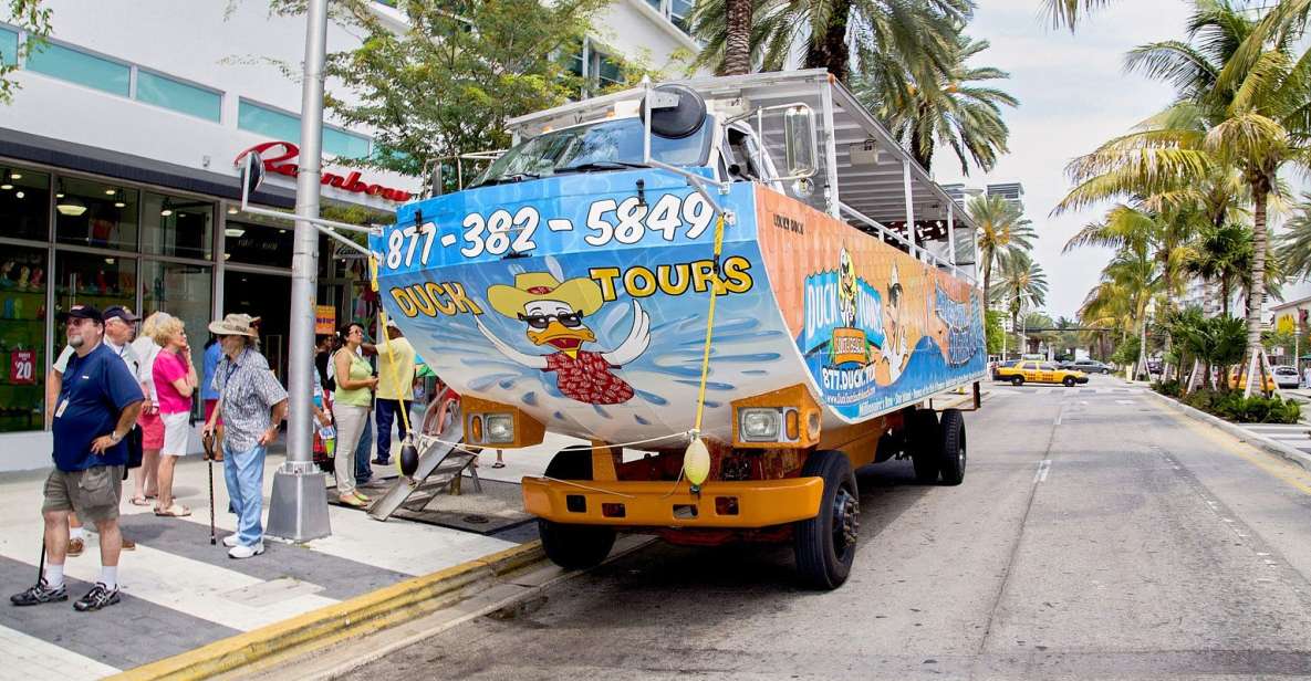 Miami: Duck Tour of Miami and South Beach - Activity Details