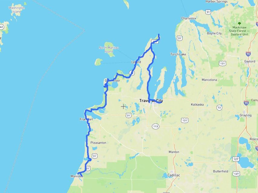 Michigan Lakeshore, M-22: Self-Guided Audio Driving Tour - Experience Highlights