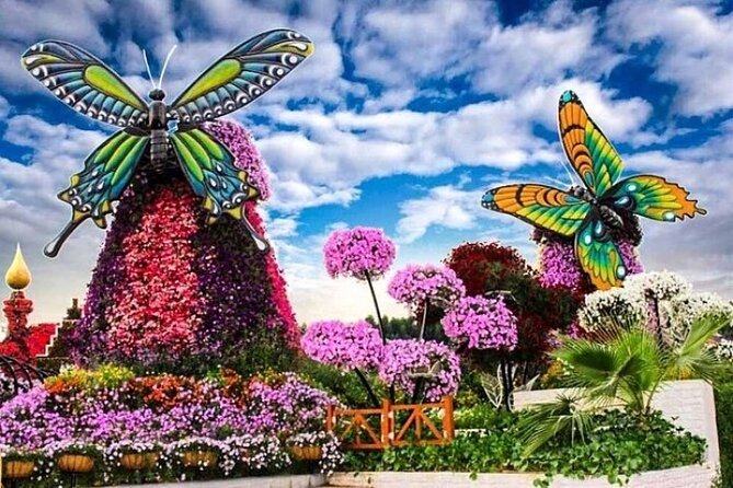 Miracle Garden Dubai Tour With Ticket - Flower Display