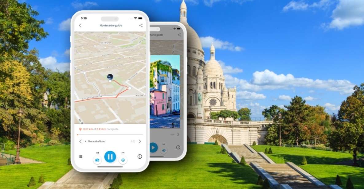 Montmartre, Paris: Self Guided Audio Tour in Your Smartphone - Flexible Cancellation Policy