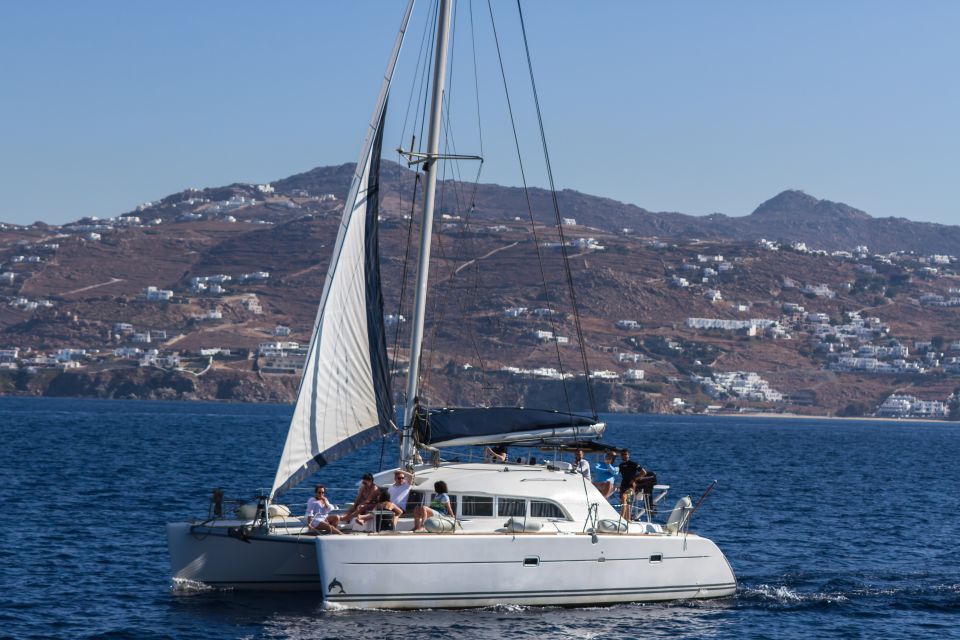 Mykonos: Catamaran Cruise With Meal and Drinks - Restrictions and Pricing