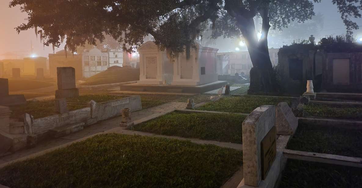 New Orleans: Cemetery Bus Tour at Dark With Exclusive Access - Tour Experience