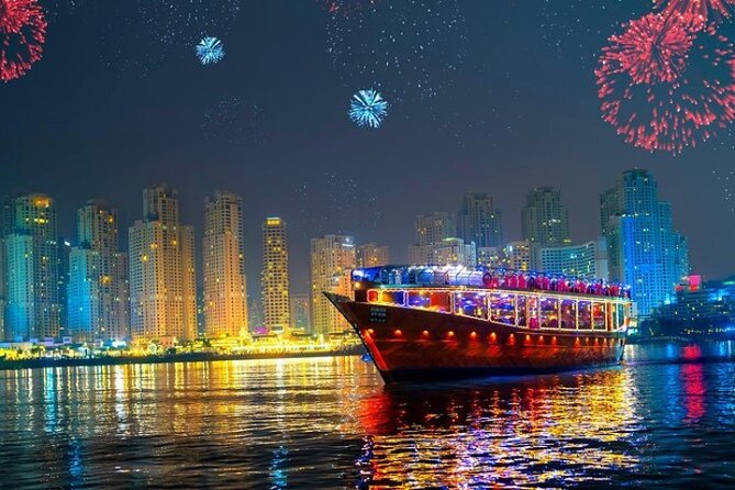 New Year Marina Dhow Cruise With Dinner - Itinerary