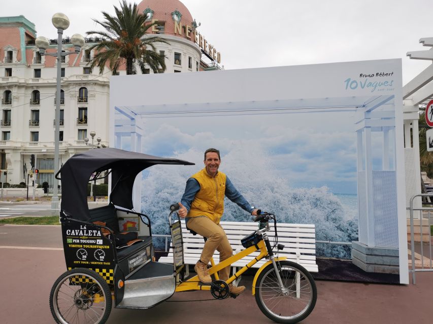 Nice: City Sightseeing Tour by Pedicab With Audio Guide - Activity Description