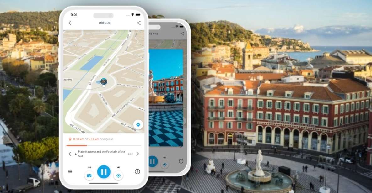 Nice City Tour: Audio Guide App in Your Smartphone - Booking Information