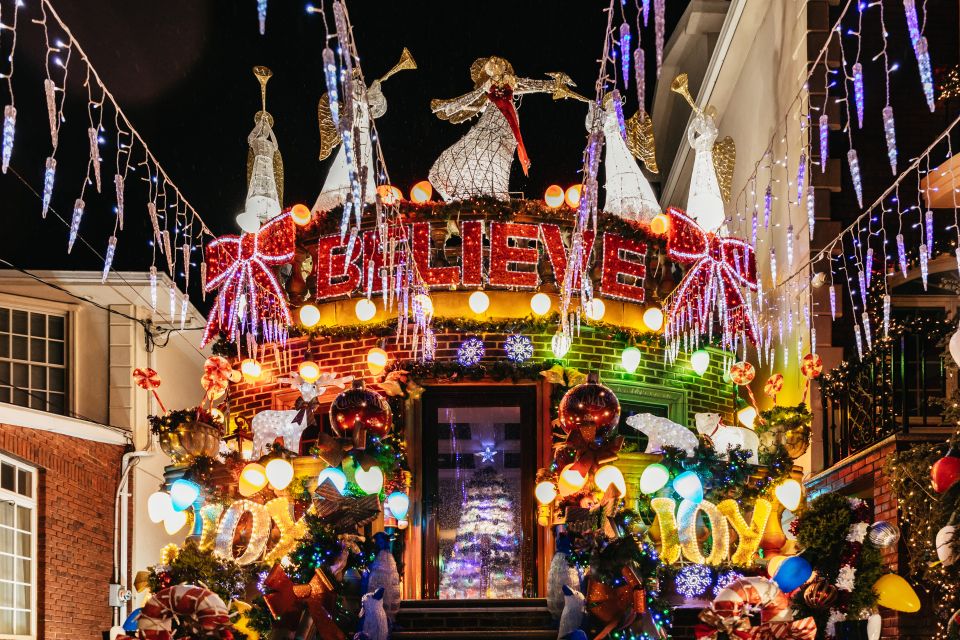 NYC: Dyker Heights Christmas Lights & Skyline View Bus Tour - Booking Information