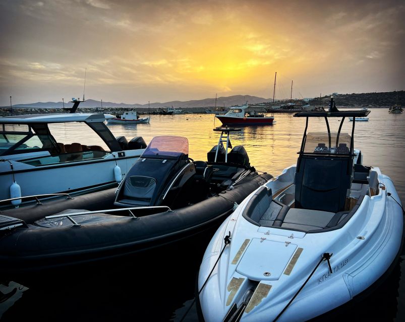 Paros: Premium Boat Private Cruise With Sunset Viewing - Duration and Highlights